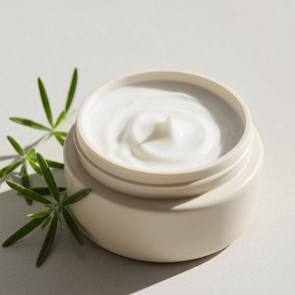 Herbal cream container