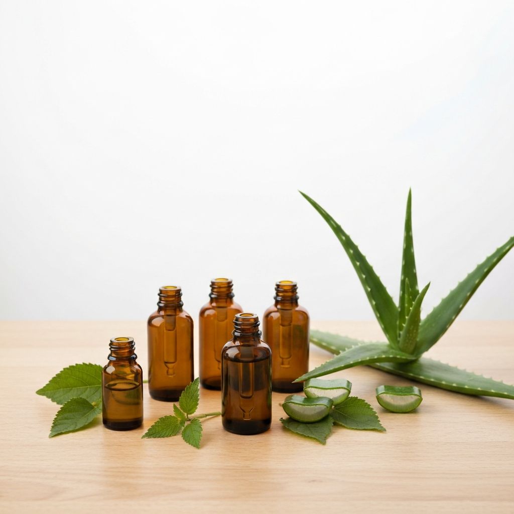 Collection of natural herbal products